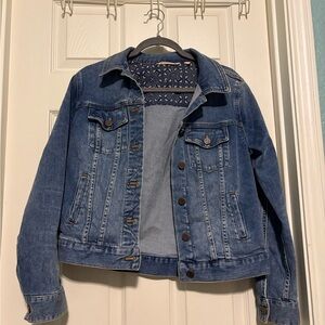 Soft Surroundings Blue Denim Jacket